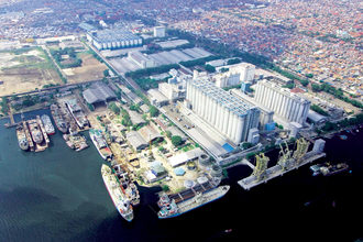 Bogasari flour mill in Jakarta