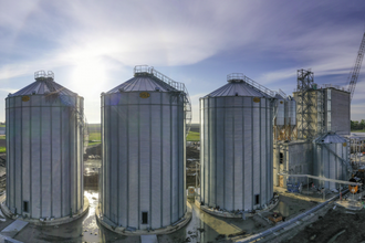 Feed Technology Center under construction at the University of Illinois